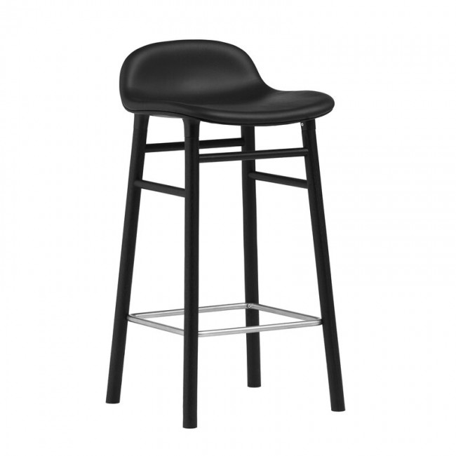 NORMANN COPENHAGEN 노만코펜하겐 Form bar 스톨 65 cm 블랙 oak - leather Ultra NC1380362-41599