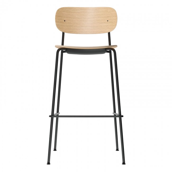 MENU Co 바 체어 75 5 cm 블랙 steel - oak MENU Co bar chair 75 5 cm  black steel - oak 01766