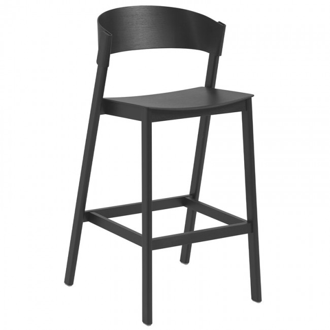 MUUTO 무토 커버 bar 스톨 75 cm 블랙 MU33102