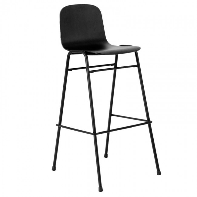 Hem Touchwood bar 의자 75 cm 블랙 - steel HE20155