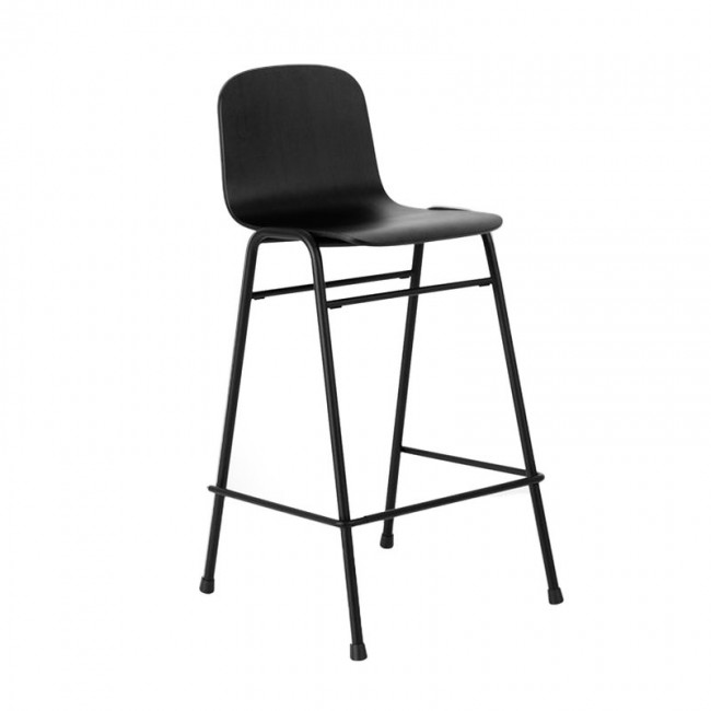Hem Touchwood counter 의자 65 cm 블랙- 블랙 steel HE20179