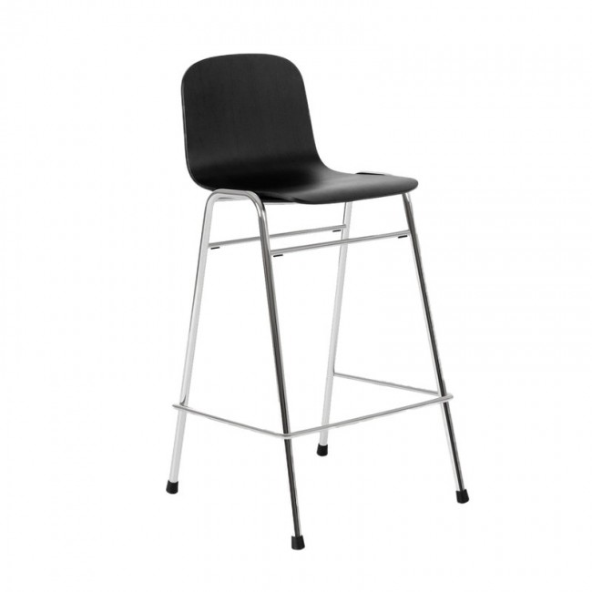 Hem Touchwood counter 의자 65 cm 블랙 - 크롬 HE20185