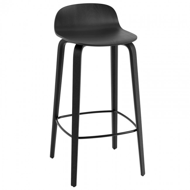 MUUTO 무토 Visu bar 스톨 75 cm 블랙 MU32622