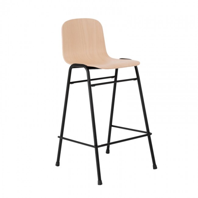 Hem Touchwood counter 의자 65 cm 네츄럴 beech - 블랙 steel HE20182