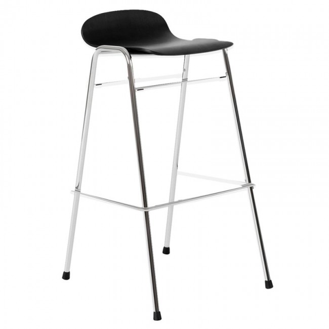 Hem Touchwood bar 스톨 75 cm 블랙 - 크롬 HE20173