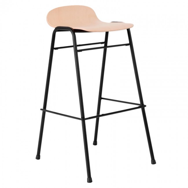 Hem Touchwood bar 스톨 75 cm 네츄럴 beech - 블랙 steel HE20170