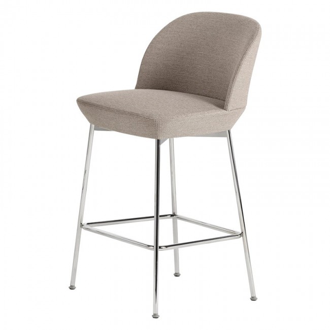MUUTO 무토 Oslo counter 스톨 65 cm Ocean 32 - 크롬 MU14620-CHRO-32