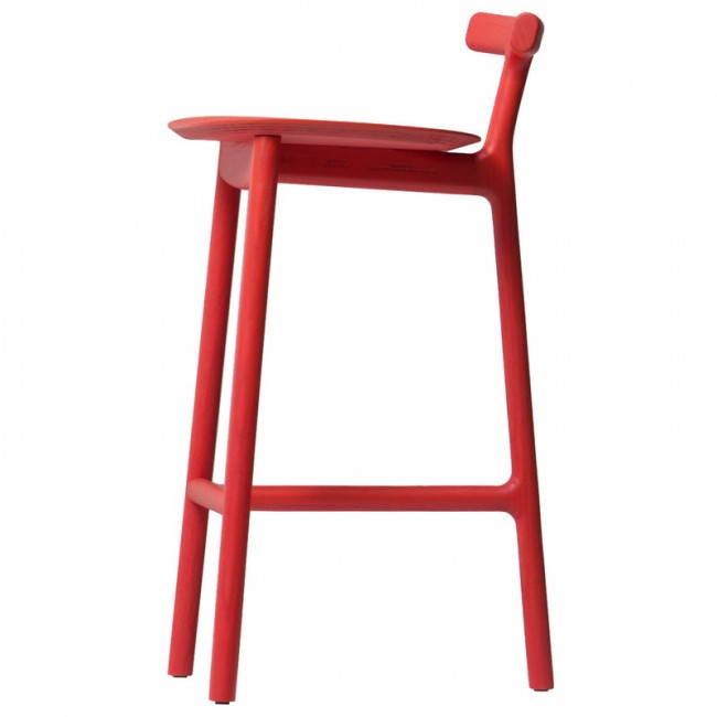 Mattiazzi MC7 Radice bar 스톨 65 cm red MTZ-7SGRADIH65FR6J000