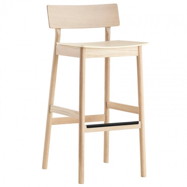 WOUD 우드 Pause bar 스톨 2.0 75 cm 화이트 pigmented oak WD100820