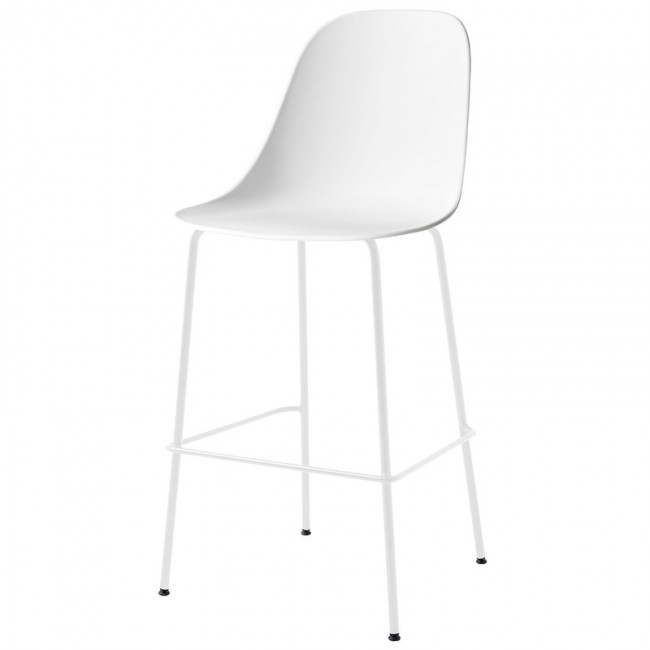 MENU 하버 bar 사이드 체어 75 cm 화이트 - 라이트 그레이 steel MENU Harbour bar side chair 75 cm  white - light grey steel 01626