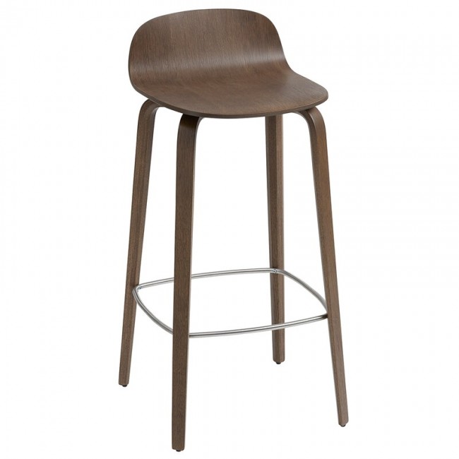 MUUTO 무토 Visu bar 스톨 75 cm stained 다크 brown MU32629