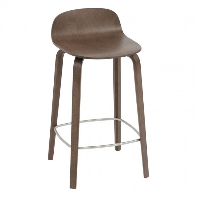 MUUTO 무토 Visu counter 스톨 65 cm stained 다크 brown MU32609