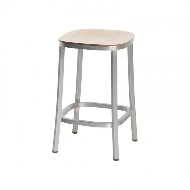 EMECO 에메코 1 inch counter 스톨 aluminium - ash ECO-1INCH-24ASH