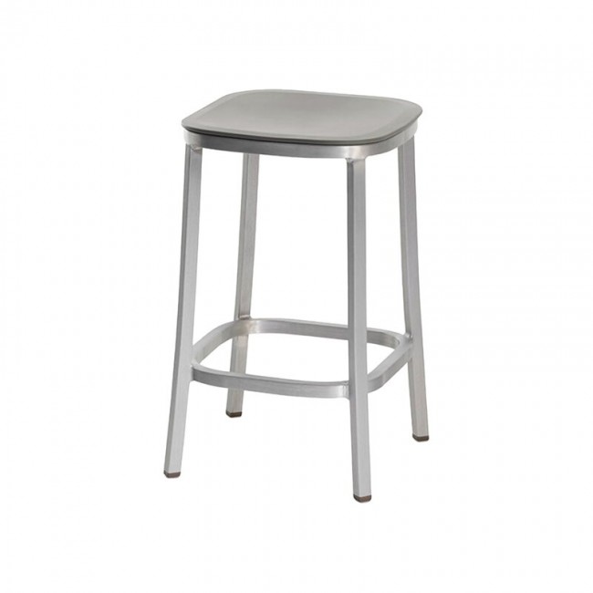 EMECO 에메코 1 Inch counter 스톨 aluminium - 라이트 그레이 ECO-1INCH-24LIGHTGREY