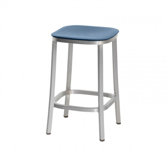 EMECO 에메코 1 Inch counter 스톨 aluminium - 블루 ECO-1INCH-24BLUE