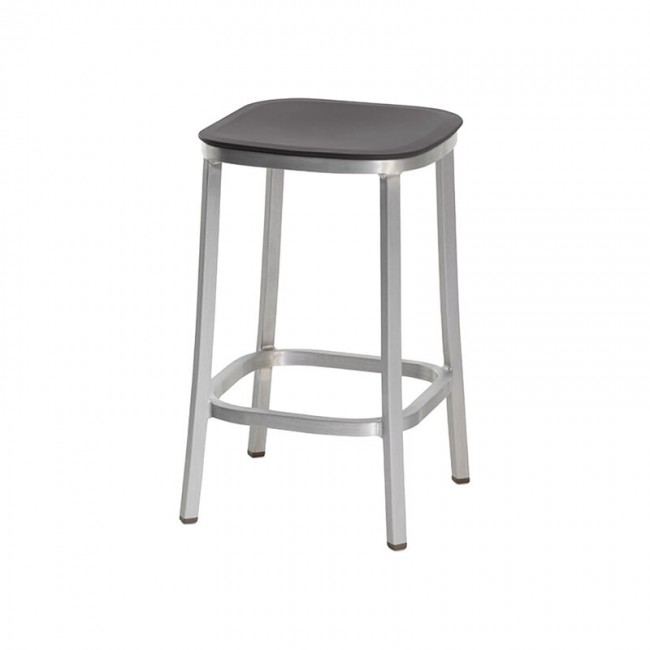 EMECO 에메코 1 Inch counter 스톨 aluminium - 다크그레이 ECO-1INCH-24DARKGREY
