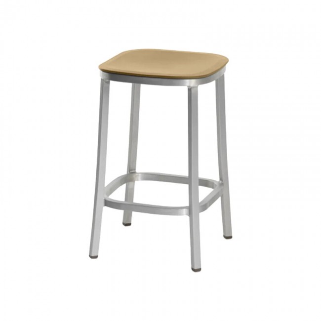EMECO 에메코 1 Inch counter 스톨 aluminium - sand ECO-1INCH-24SAND