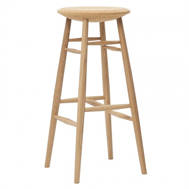 Hem Drifted bar 스톨 75 cm light cork - oak HE13042