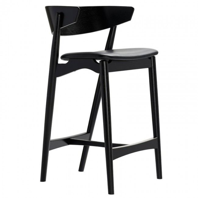 Sibast No 7 bar 스톨 65 cm 블랙 - leather SBNO7BS-65-BLO-BLACK40509