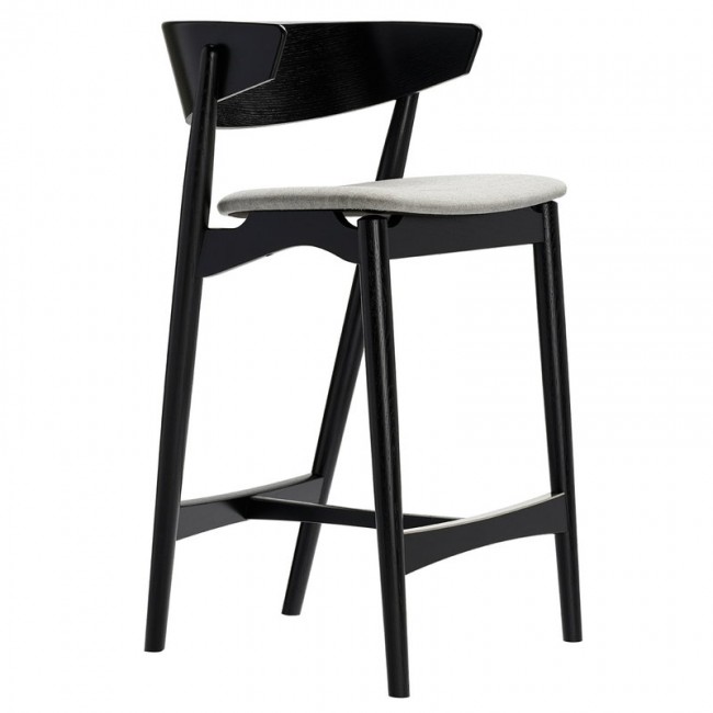 Sibast No 7 bar 스톨 65 cm 블랙 - grey Remix 123 SBNO7BS-65-BLO-REMIX123