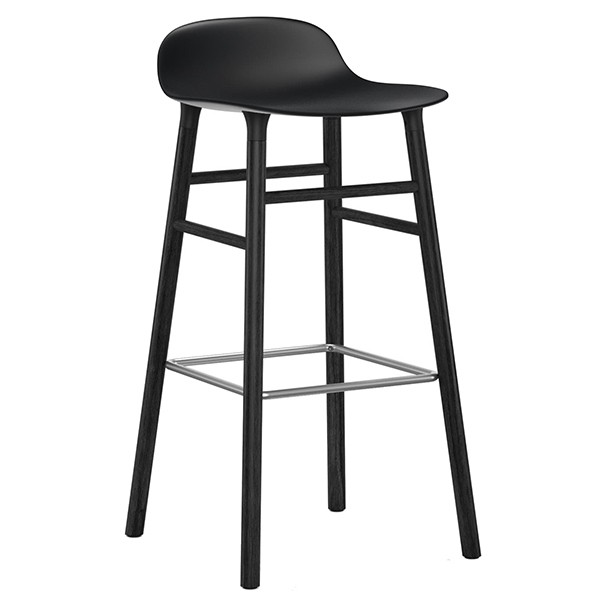 NORMANN COPENHAGEN 노만코펜하겐 Form bar 스톨 75 cm 블랙 - oak NC603220