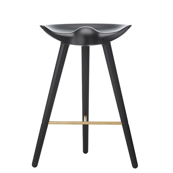 BY LASSEN 바이라센 ML42 bar 스톨 69 cm 블랙 stained beech - 브라스 BY41022