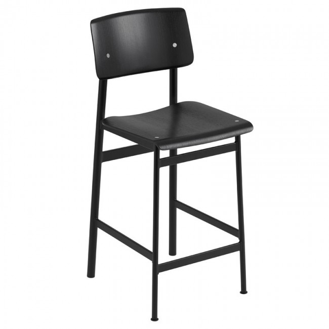 MUUTO 무토 Loft bar 스톨 65 cm 블랙 MU30225