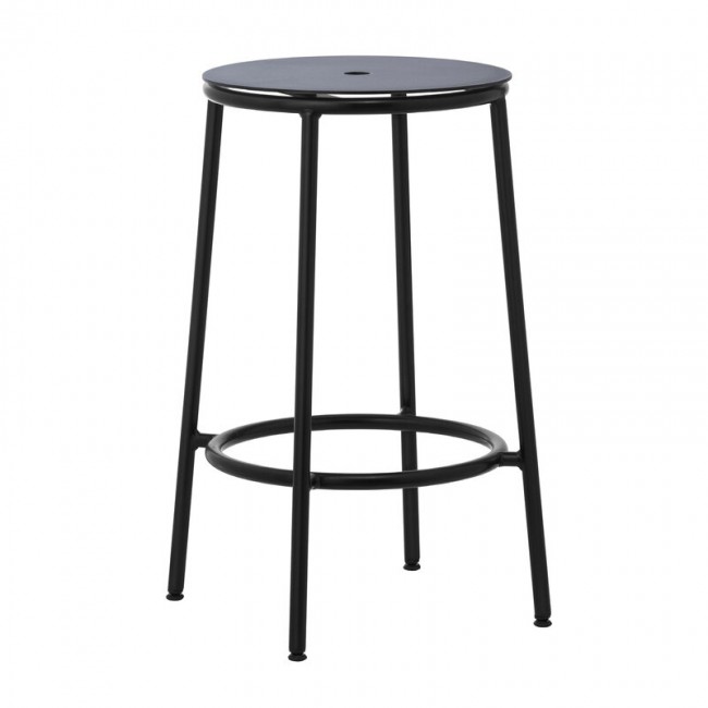 NORMANN COPENHAGEN 노만코펜하겐 Circa bar 스톨 65 cm 블랙 steel - aluminium NC506083