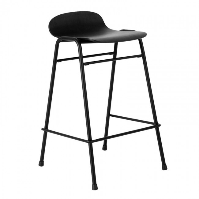 Hem Touchwood counter 스톨 65 cm 블랙- 블랙 steel HE20143