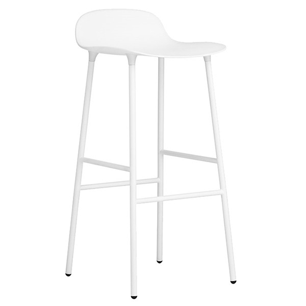 NORMANN COPENHAGEN 노만코펜하겐 Form bar 스톨 75 cm 화이트 steel - NC602792