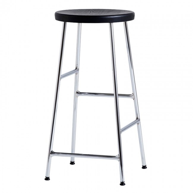 HAY 헤이 Cornet bar 스톨 low 크롬 - 블랙 HACORNETBS-65-CS-BL