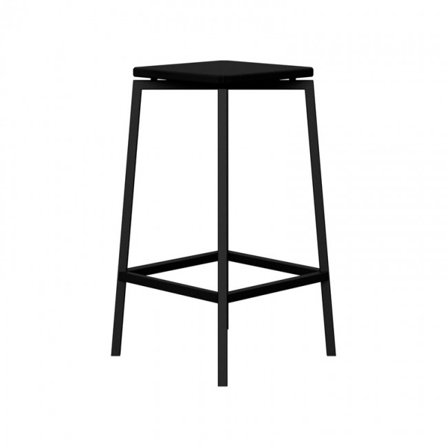 Nichba Bar 스톨 65 cm 블랙 NIC-900124