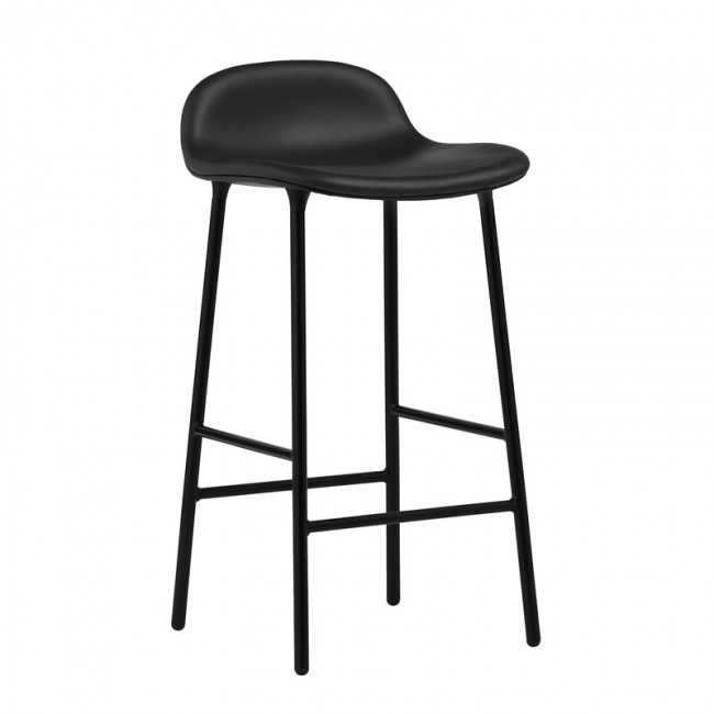 NORMANN COPENHAGEN 노만코펜하겐 Form bar 스톨 65 cm 블랙 steel - leather Ultra NC1380350-41599