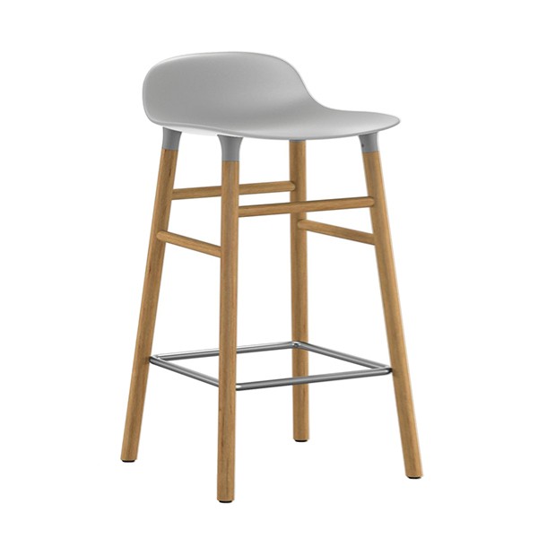 NORMANN COPENHAGEN 노만코펜하겐 Form bar 스톨 65 cm grey - oak NC602781-ST-FR
