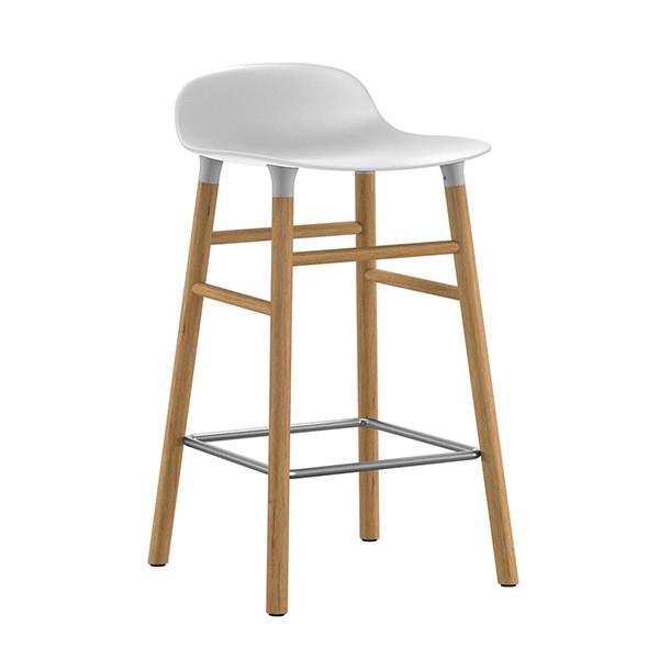 NORMANN COPENHAGEN 노만코펜하겐 Form bar 스톨 65 cm 화이트 - oak NC602780-ST-FR