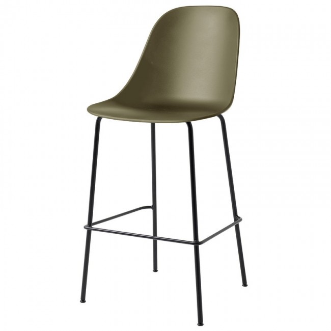 MENU 하버 bar 사이드 체어 75 cm olive - 블랙 steel MENU Harbour bar side chair 75 cm  olive - black steel 01437