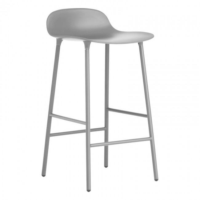 NORMANN COPENHAGEN 노만코펜하겐 Form bar 스톨 65 cm grey steel - NC602775
