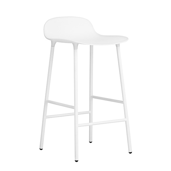 NORMANN COPENHAGEN 노만코펜하겐 Form bar 스톨 65 cm 화이트 steel - NC602774