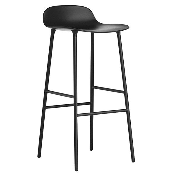 NORMANN COPENHAGEN 노만코펜하겐 Form bar 스톨 75 cm 블랙 steel - NC602794