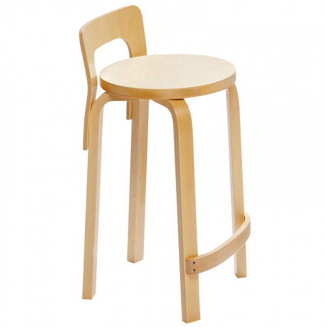 ARTEK 알토 하이 체어 의자 K65 birch Artek Aalto high chair K65  birch 01395