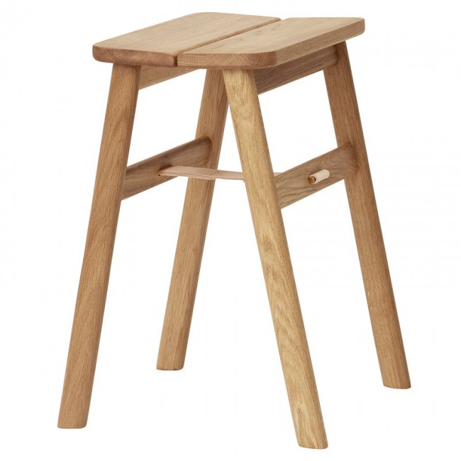 FORM & REFINE 폼앤리파인 Angle foldable 스톨 화이트 oiled oak FAR2152