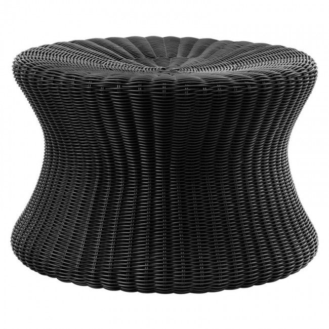 EERO AARNIO ORIGINALS 에로 아르니오 Mushroom 스톨 라지 블랙 polyrattan EAEE140002