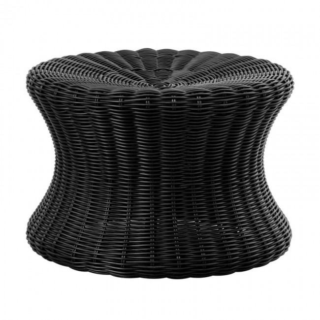 EERO AARNIO ORIGINALS 에로 아르니오 Mushroom 스톨 small 블랙 polyrattan EAEE140001