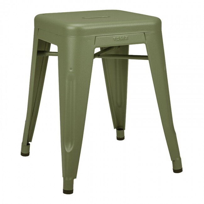 Tolix 스톨 H45 olive matt fine textured TL00519-OLIVE