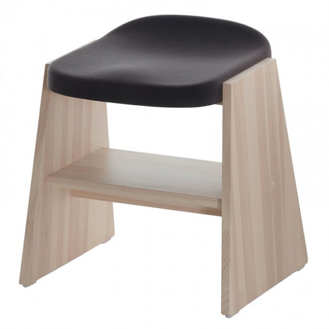 Mattiazzi MC19 Fronda 스톨 low pine - 블랙 MTZ-7SGFFRONDANPI7C000