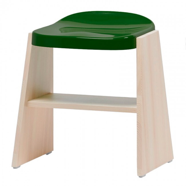 Mattiazzi MC19 Fronda 스톨 low pine - 그린 MTZ-7SGFFRONDAVPI7C000
