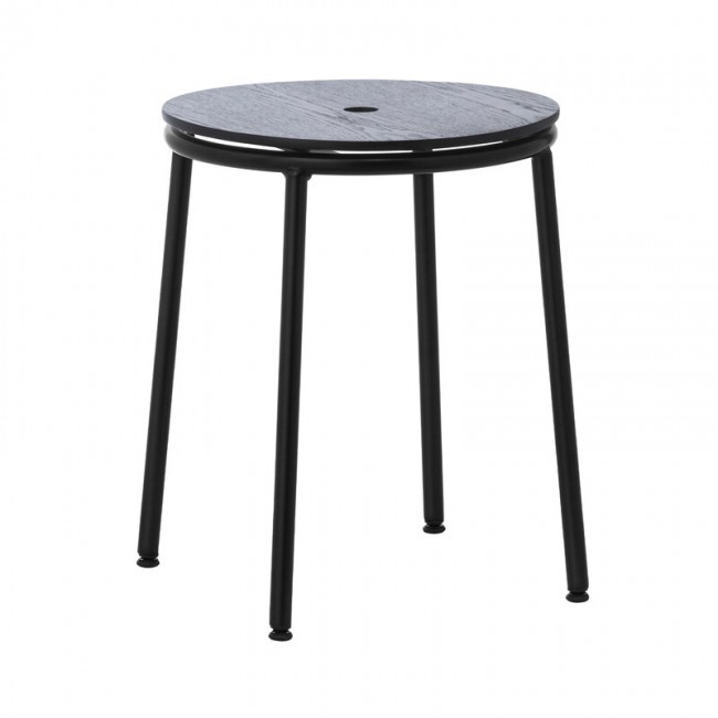 NORMANN COPENHAGEN 노만코펜하겐 Circa 스톨 블랙 steel - oak NC506071