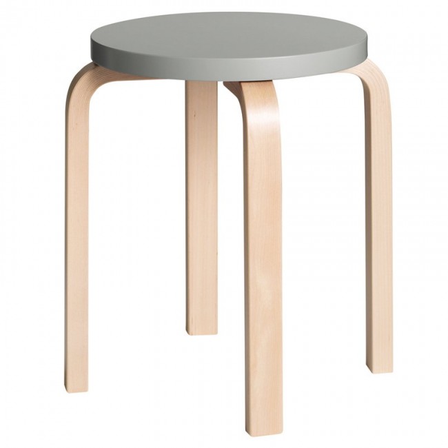 ARTEK 알토 스툴 E60 grey - birch Artek Aalto stool E60  grey - birch 01229