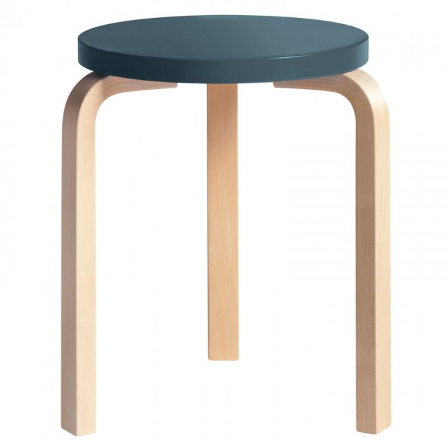 ARTEK 알토 스툴 60 블루 - birch Artek Aalto stool 60  blue - birch 01226