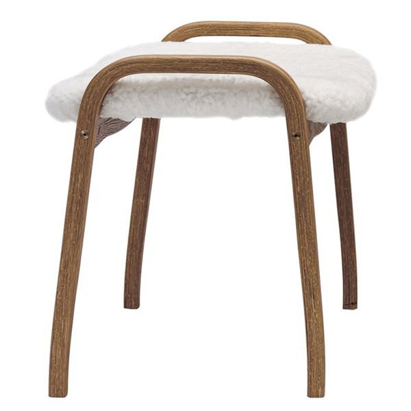 SWEDESE 스웨데제 Lamino 스톨 sheepskin 네츄럴 화이트 SW230-10-O-O